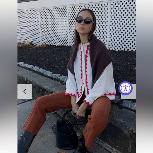 Nikki Chasin Alpha Button Down - Picture 3 of 9